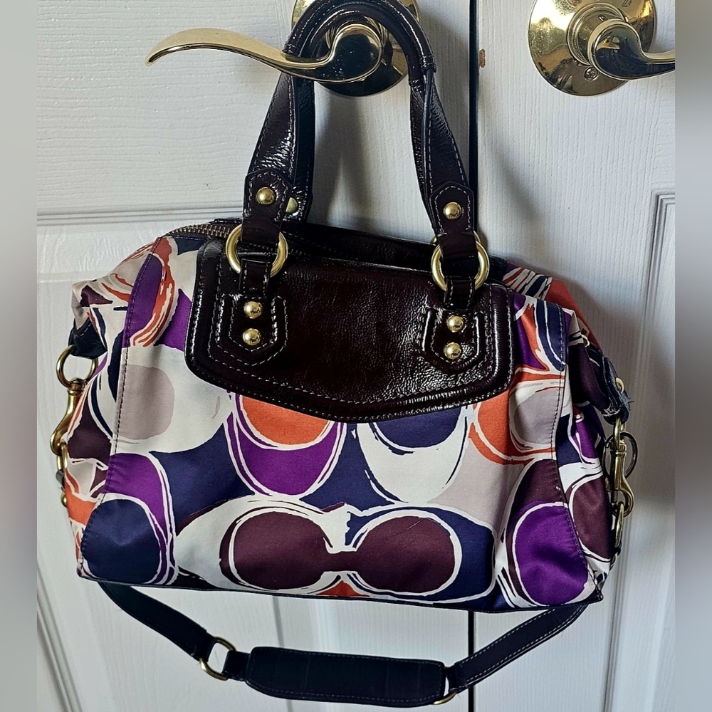 Coach Rare Vintage Ashley Scarf Bag - Picture 2 of 12